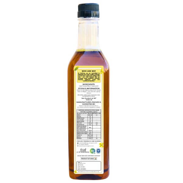 Cold Pressed Black Mustard Oil - 1L - Image 2