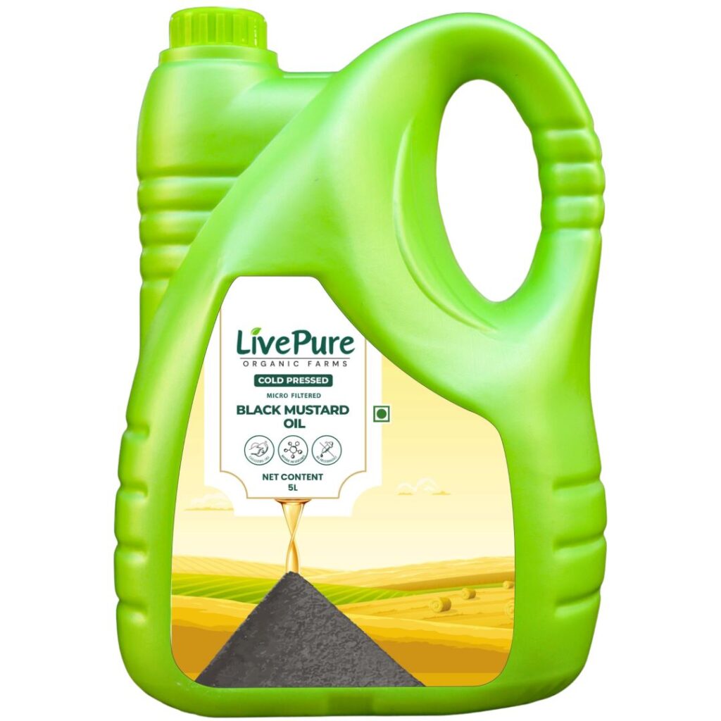 Cold Pressed Black Mustard Oil - 5L