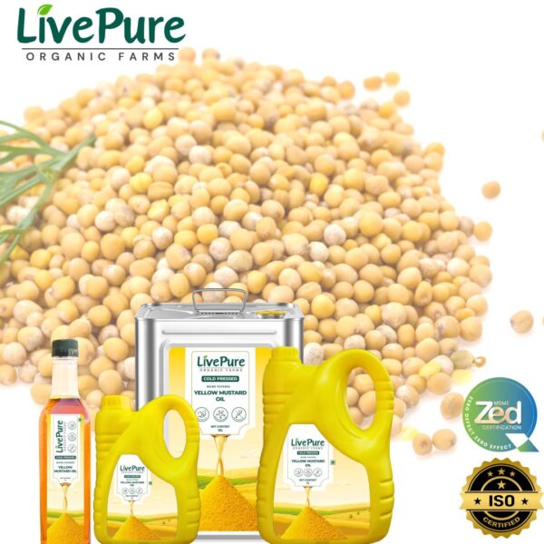 Cold Pressed Yellow Mustard Oil - 15L - Image 5