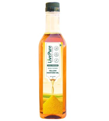 Cold Pressed Yellow Mustard Oil - 1L