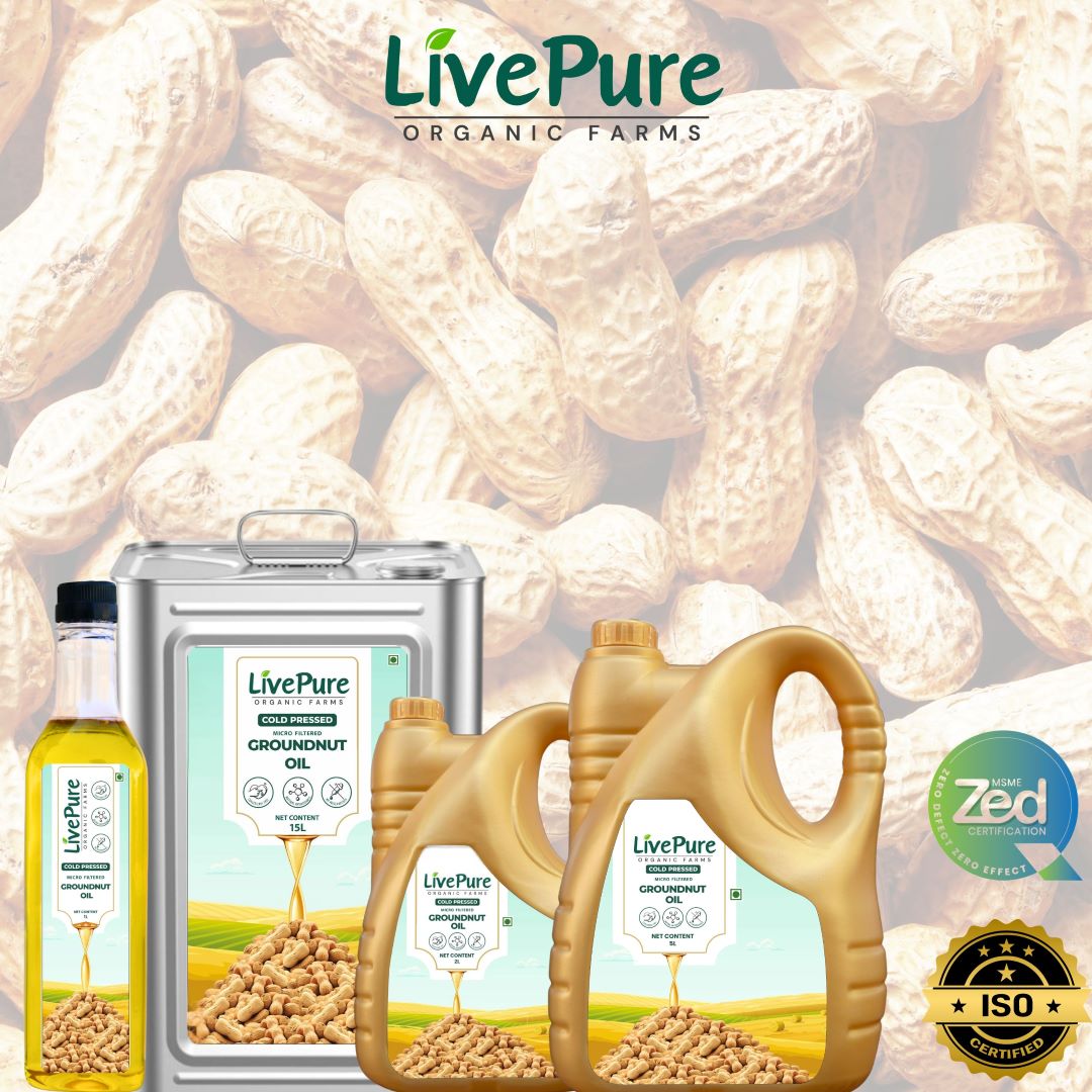 Cold Pressed Groundnut Oil - 15L - Image 7