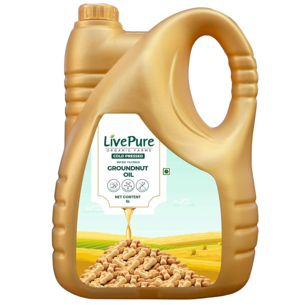 Cold Pressed Groundnut Oil - 5L