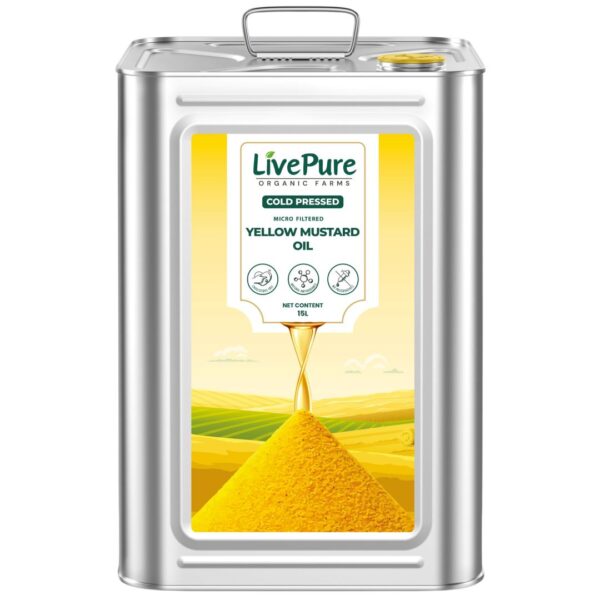 Cold Pressed Yellow Mustard Oil - 15L